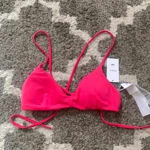 (NWT) RVCA pink top